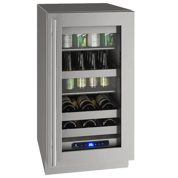U-Line UHBV518SG51A Hbv518 18" Beverage Center With Stainless Frame Finish and Left-hand Hinge Door Swing and Lock (115 V/60 Hz) - Image 2