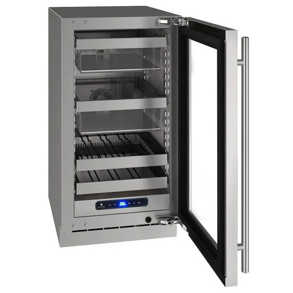 U-Line UHBV518SG51A Hbv518 18" Beverage Center With Stainless Frame Finish and Left-hand Hinge Door Swing and Lock (115 V/60 Hz) - Image 3