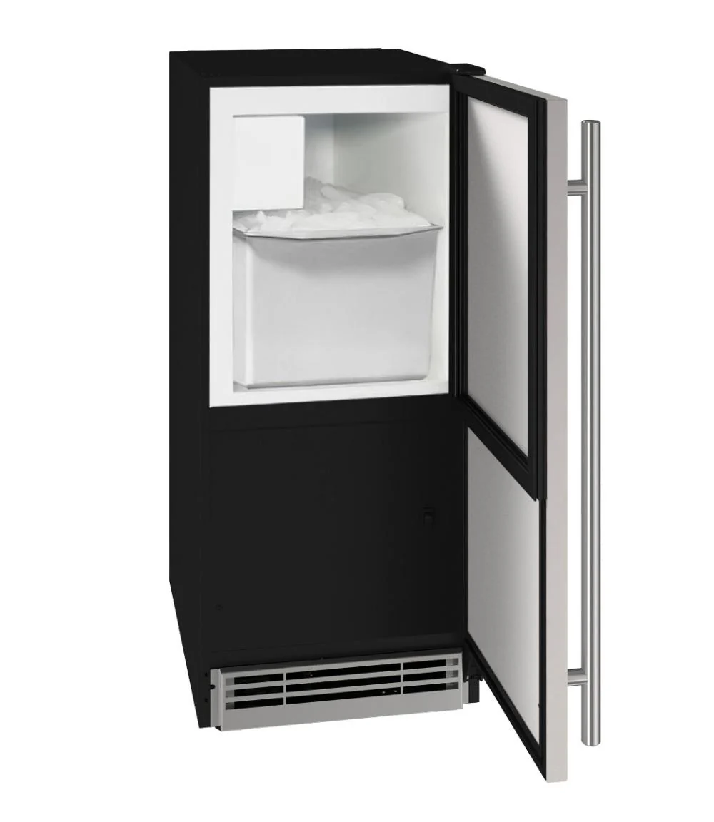 U-Line UHCR115SS01B Hcr115 15" Crescent Ice Maker With Stainless Solid Finish (115 V/60 Hz) - Image 3