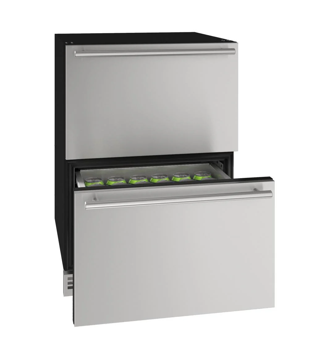 U-Line UHDR124SS61A Hdr124 24" Refrigerator Drawers With Stainless Solid Finish (115 V/60 Hz)