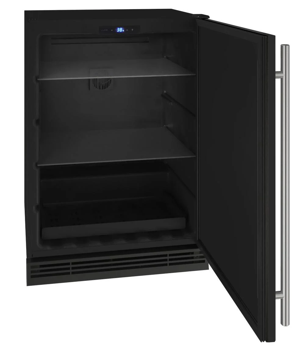 U-Line UHRE124BS01A Hre124 24" Refrigerator With Black Solid Finish (115 V/60 Hz) - Image 2