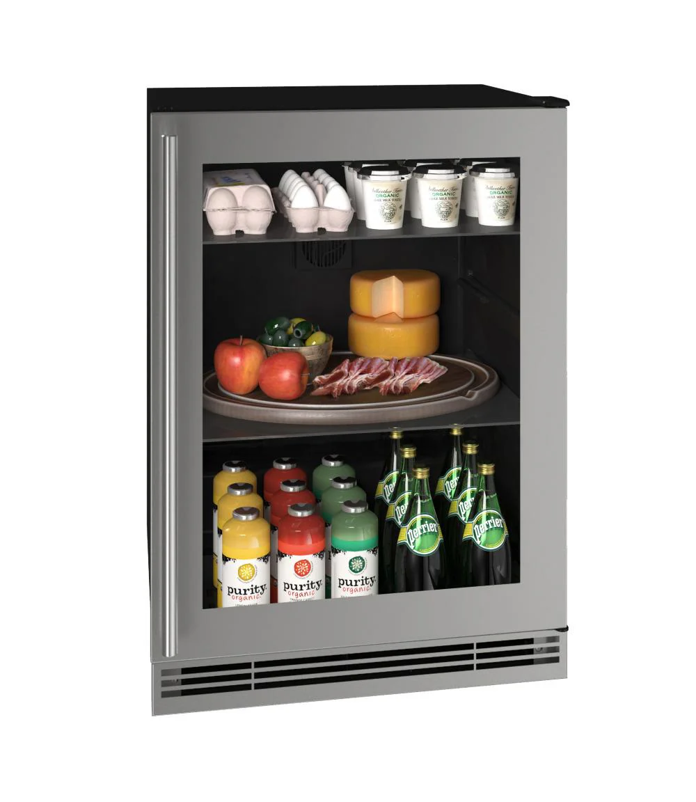 U-Line UHRE124SG01A Hre124 24" Refrigerator With Stainless Frame Finish (115 V/60 Hz) - Image 2