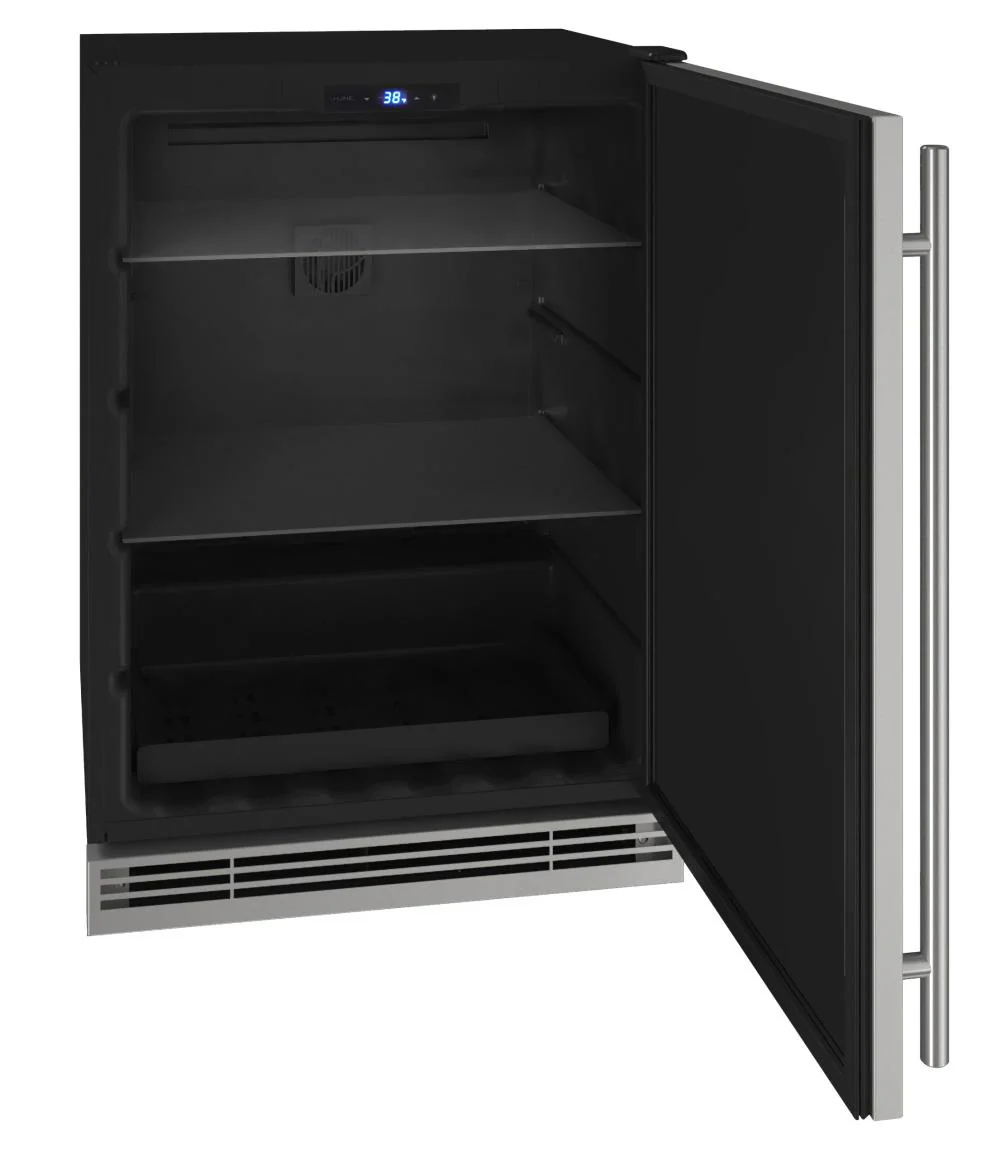 U-Line UHRE124SS01A Hre124 24" Refrigerator With Stainless Solid Finish (115 V/60 Hz) - Image 3