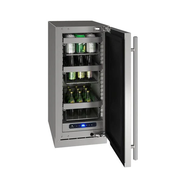 U-Line UHRE515SS01A Hre515 15" Refrigerator With Stainless Solid Finish (115 V/60 Hz) - Image 4