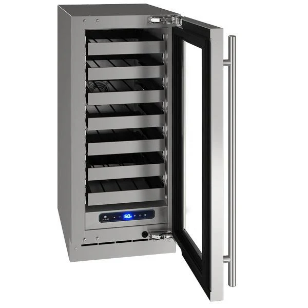U-Line UHWC515SG41A Hwc515 15" Wine Refrigerator With Stainless Frame Finish and Right-hand Hinge Door Swing and Lock (115 V/60 Hz) - Image 3