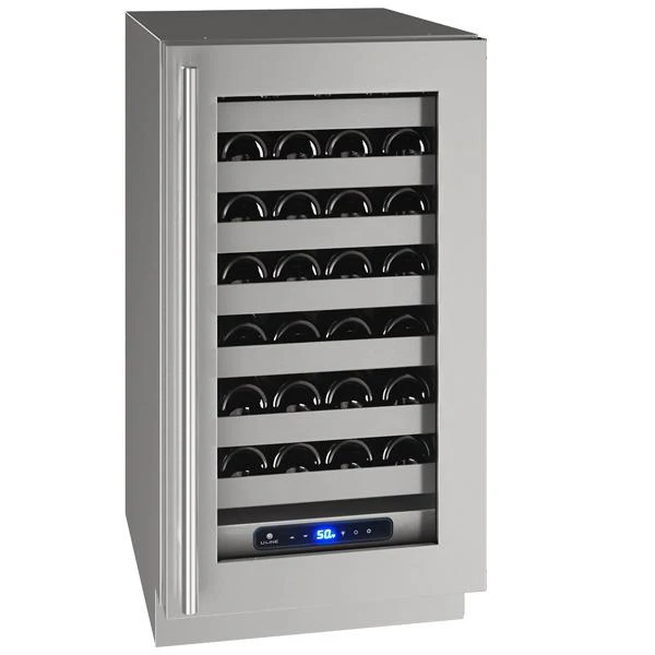U-Line UHWC518SG01A Hwc518 18" Wine Refrigerator With Stainless Frame Finish and Field Reversible Door Swing (115 V/60 Hz) - Image 2