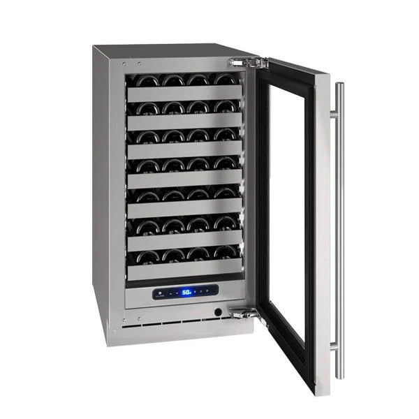 U-Line UHWC518SG41A Hwc518 18" Wine Refrigerator With Stainless Frame Finish and Right-hand Hinge Door Swing and Lock (115 V/60 Hz) - Image 3