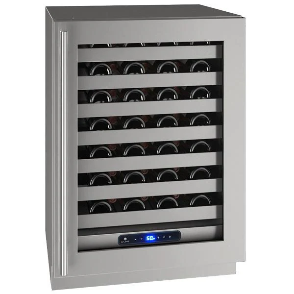 U-Line UHWC524SG01A Hwc524 24" Wine Refrigerator With Stainless Frame Finish and Field Reversible Door Swing (115 V/60 Hz) - Image 2