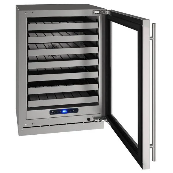 U-Line UHWC524SG01A Hwc524 24" Wine Refrigerator With Stainless Frame Finish and Field Reversible Door Swing (115 V/60 Hz) - Image 3