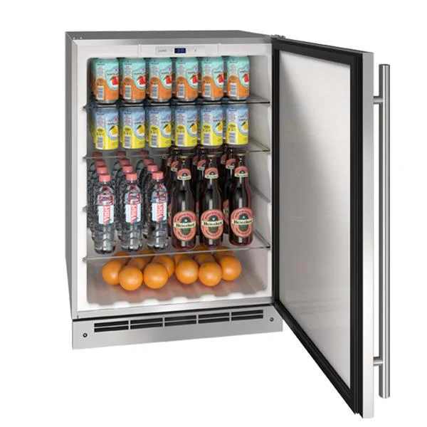 U-Line UORE124SS01A Ore124 24" Refrigerator With Stainless Solid Finish (115 V/60 Hz) - Image 4