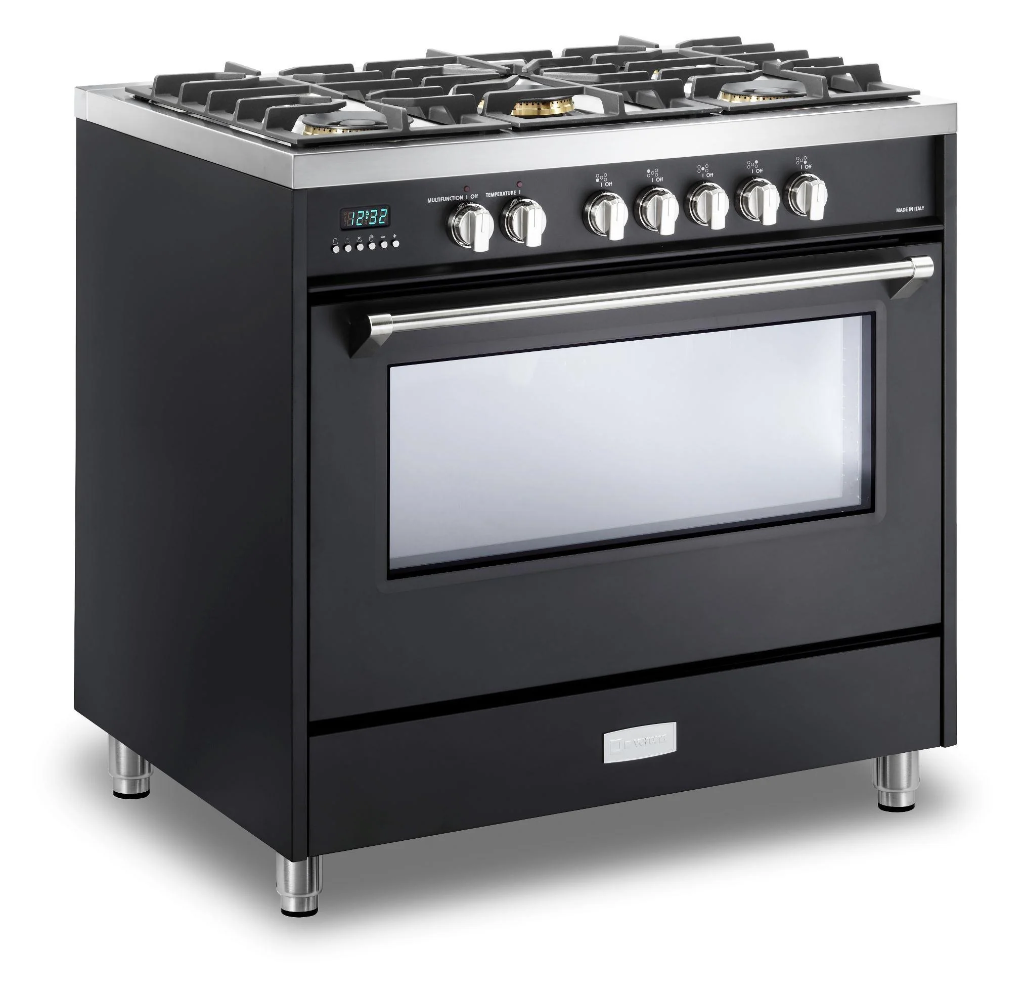 Designer 36" Dual Fuel Single Oven Range - Matte Black - Image 7