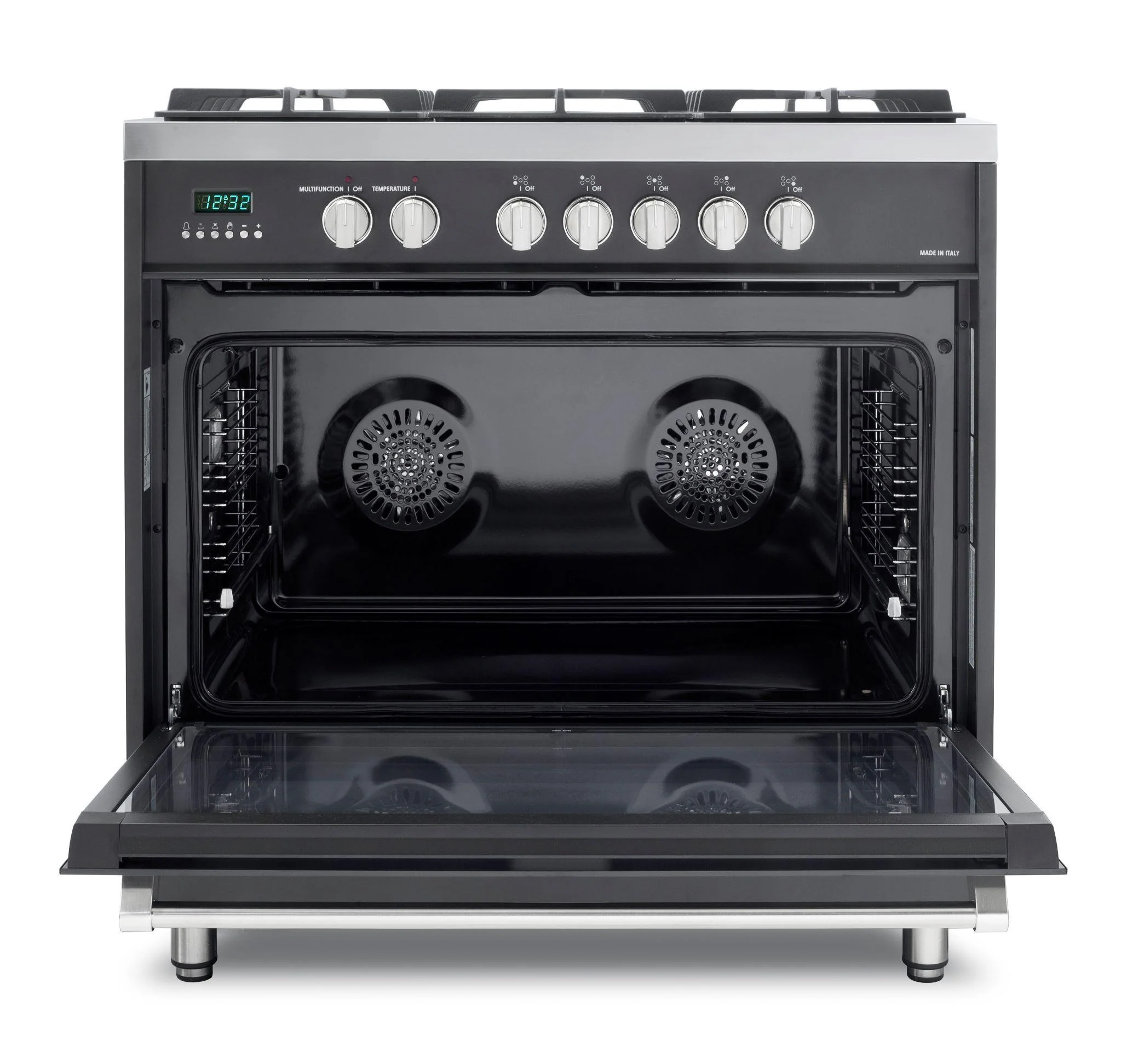 Designer 36" Dual Fuel Single Oven Range - Matte Black - Image 8