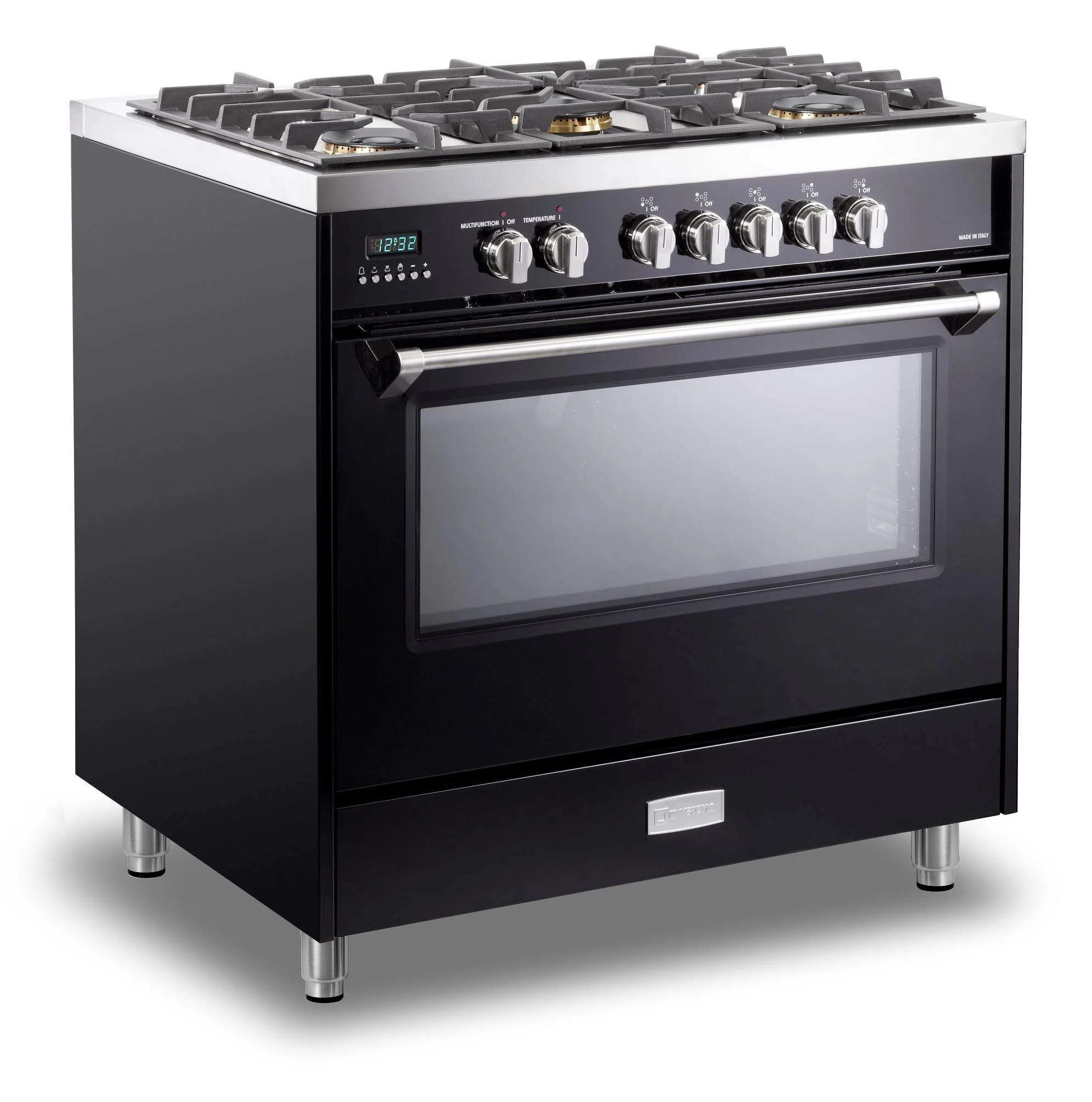 Verona VDFSGE365GB Designer 36" Dual Fuel Single Oven Range - Gloss Black - Image 7