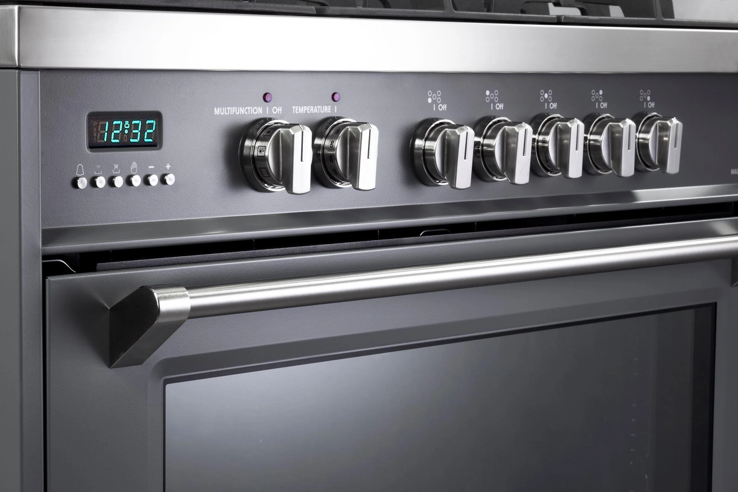 Verona VDFSGE365SG Designer 36" Dual Fuel Single Oven Range - Slate Gray - Image 2