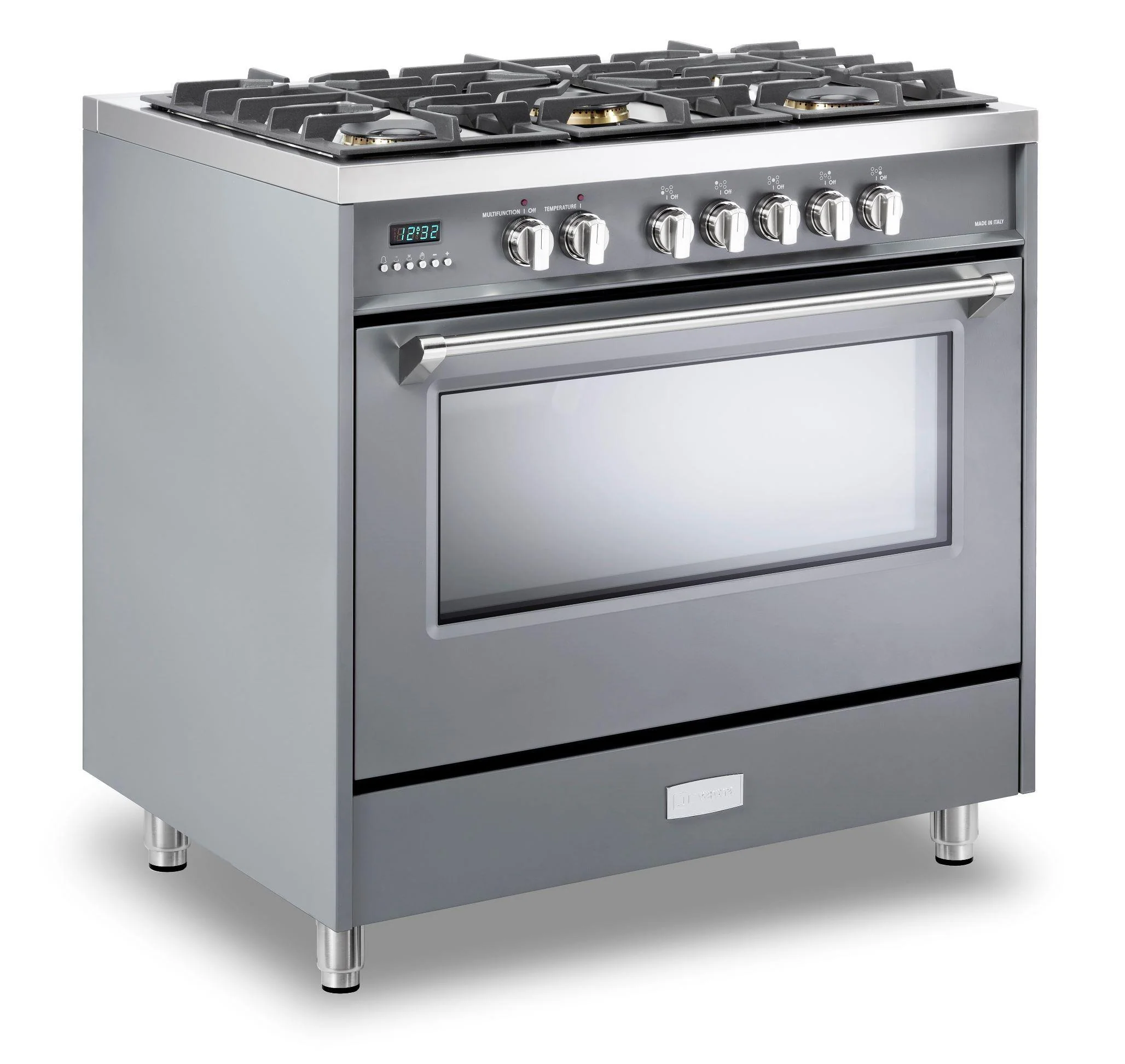Verona VDFSGE365SG Designer 36" Dual Fuel Single Oven Range - Slate Gray - Image 3