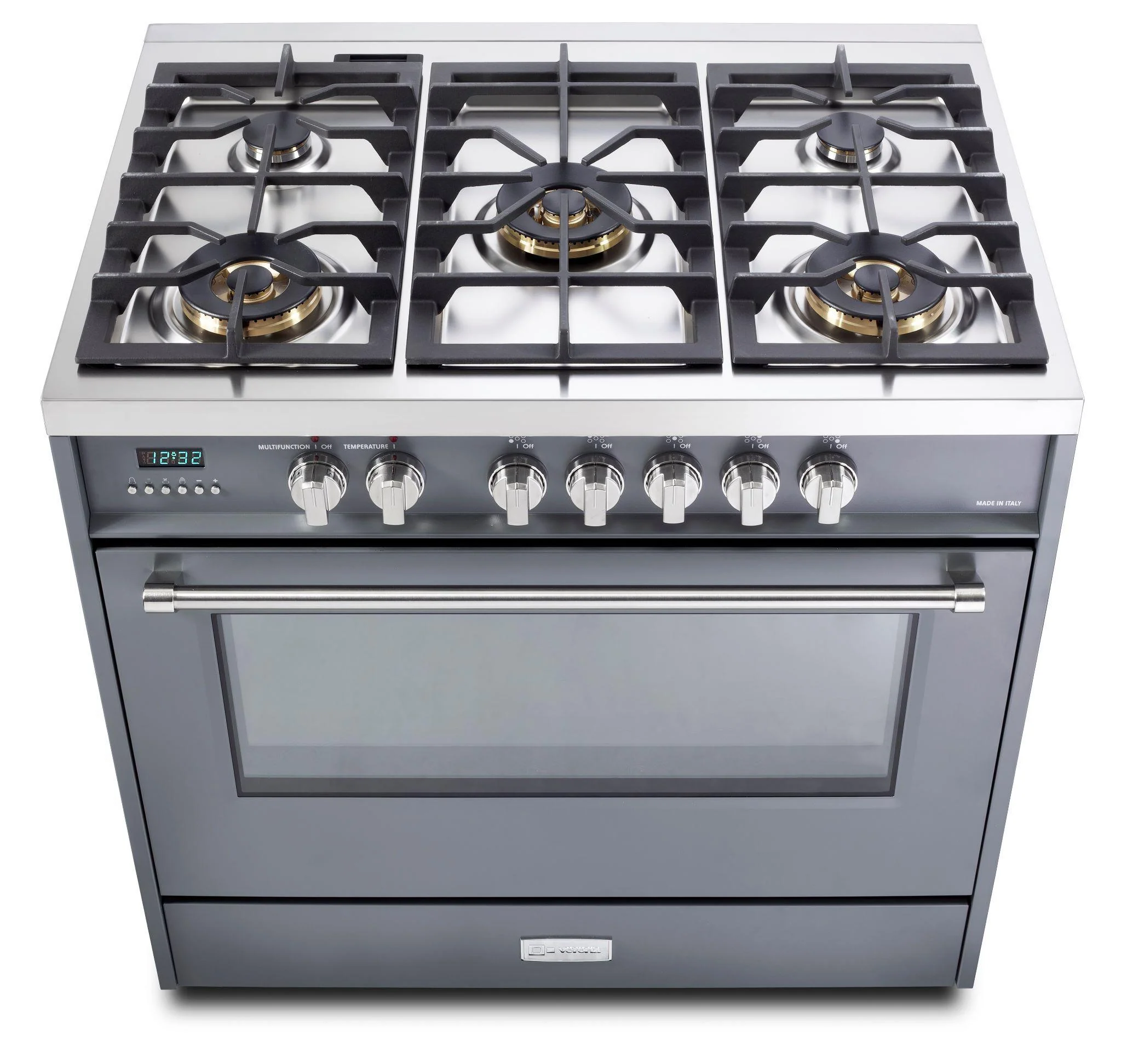 Verona VDFSGE365SG Designer 36" Dual Fuel Single Oven Range - Slate Gray - Image 7