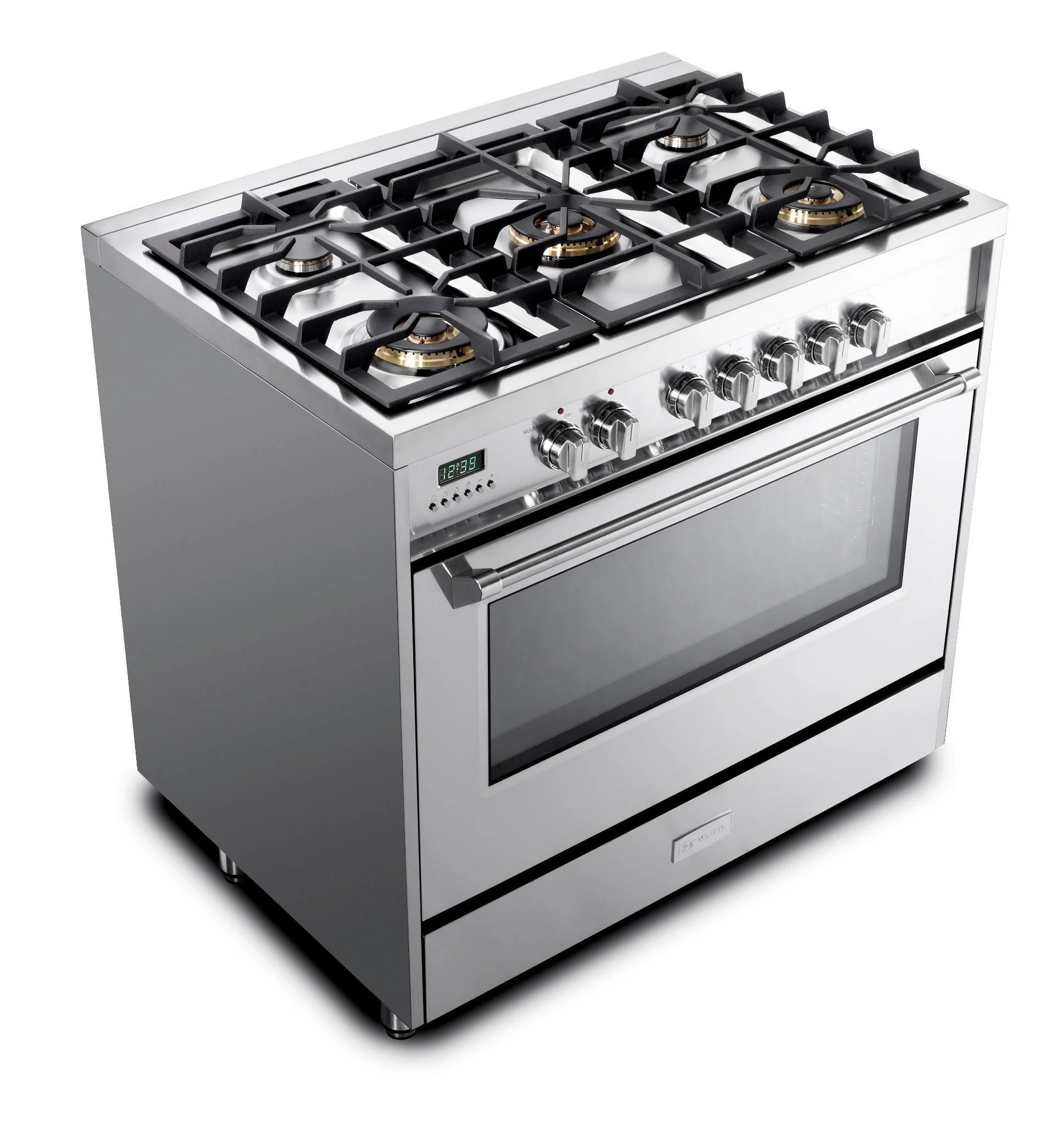 Verona VDFSGE365SS Designer 36" Dual Fuel Single Oven - Stainless Steel - Image 2