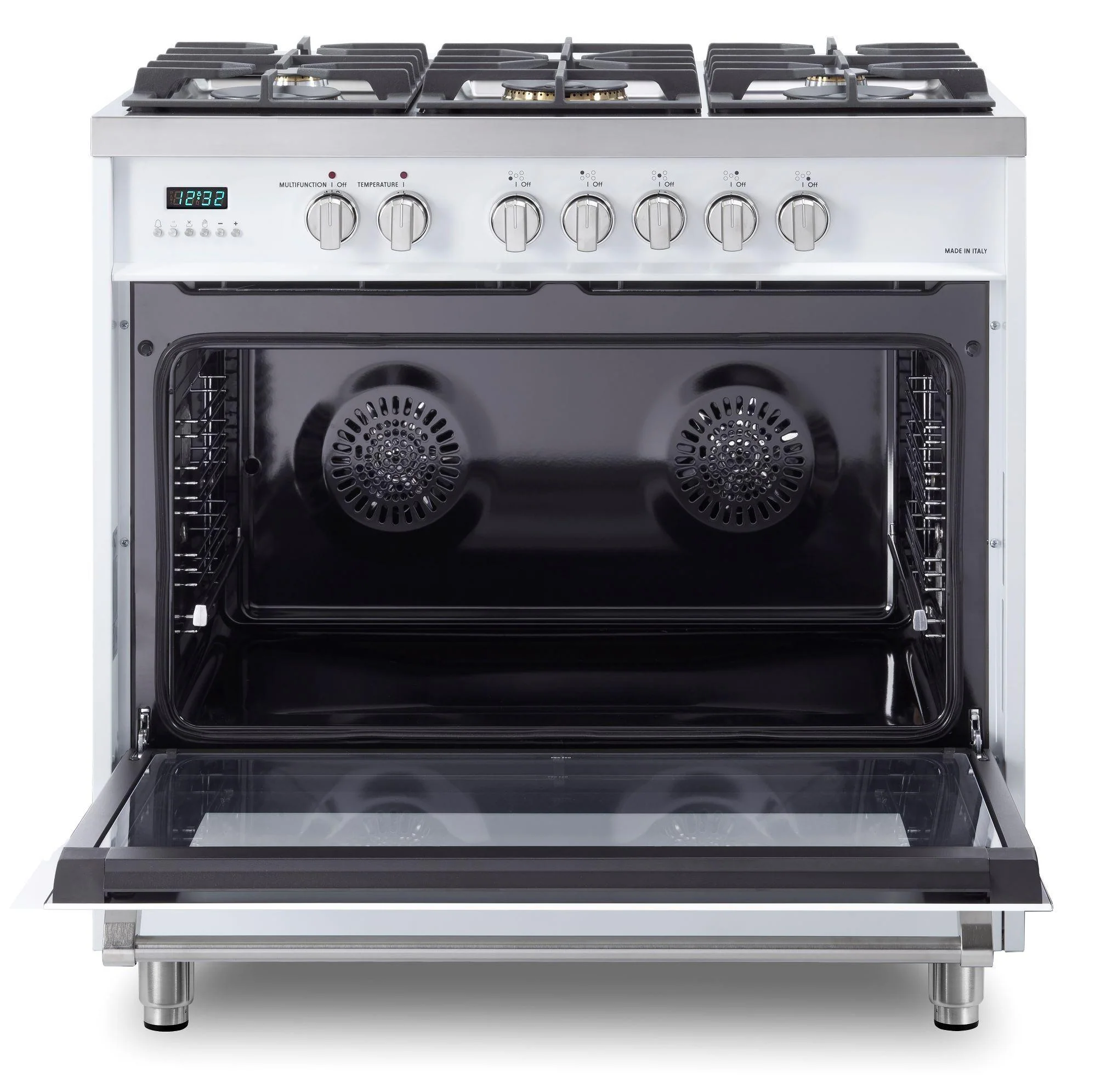 Verona VDFSGE365W Designer 36" Dual Fuel Single Oven Range - White - Image 7