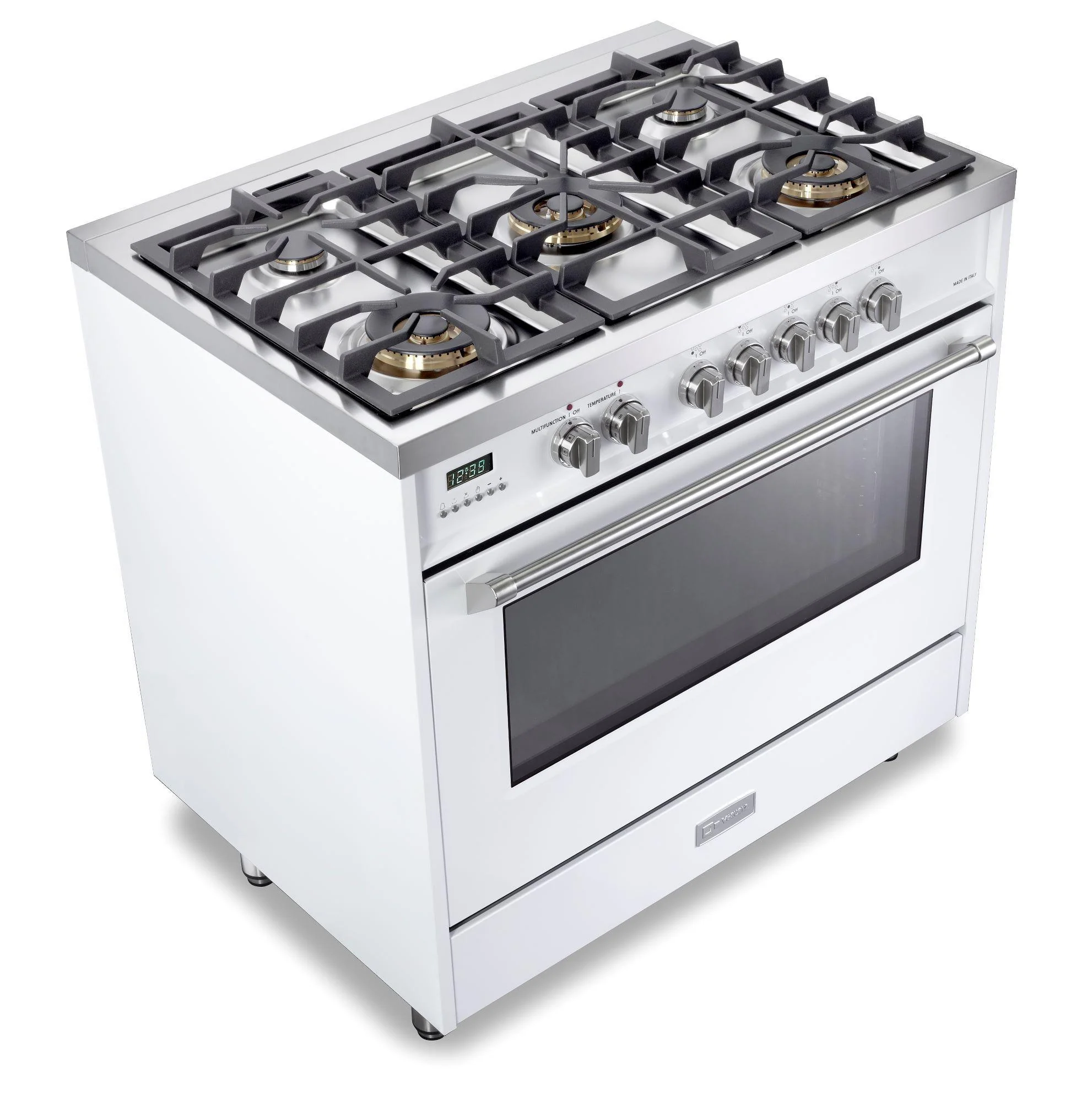 Verona VDFSGE365W Designer 36" Dual Fuel Single Oven Range - White - Image 8