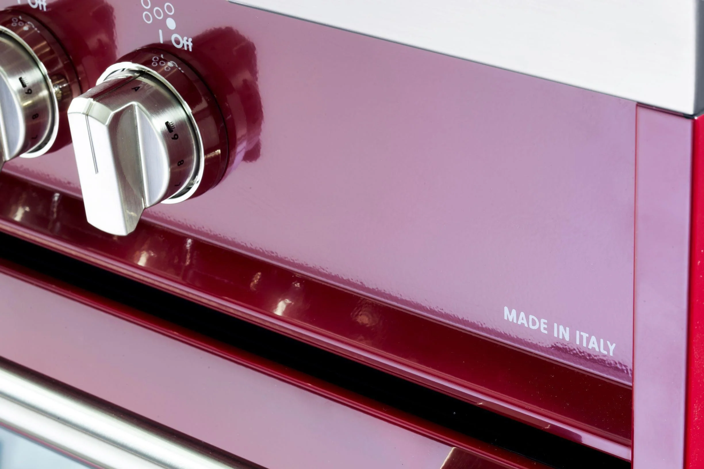 Verona VDFSIE365BU Designer 36" Induction Single Oven Range - Burgundy - Image 2