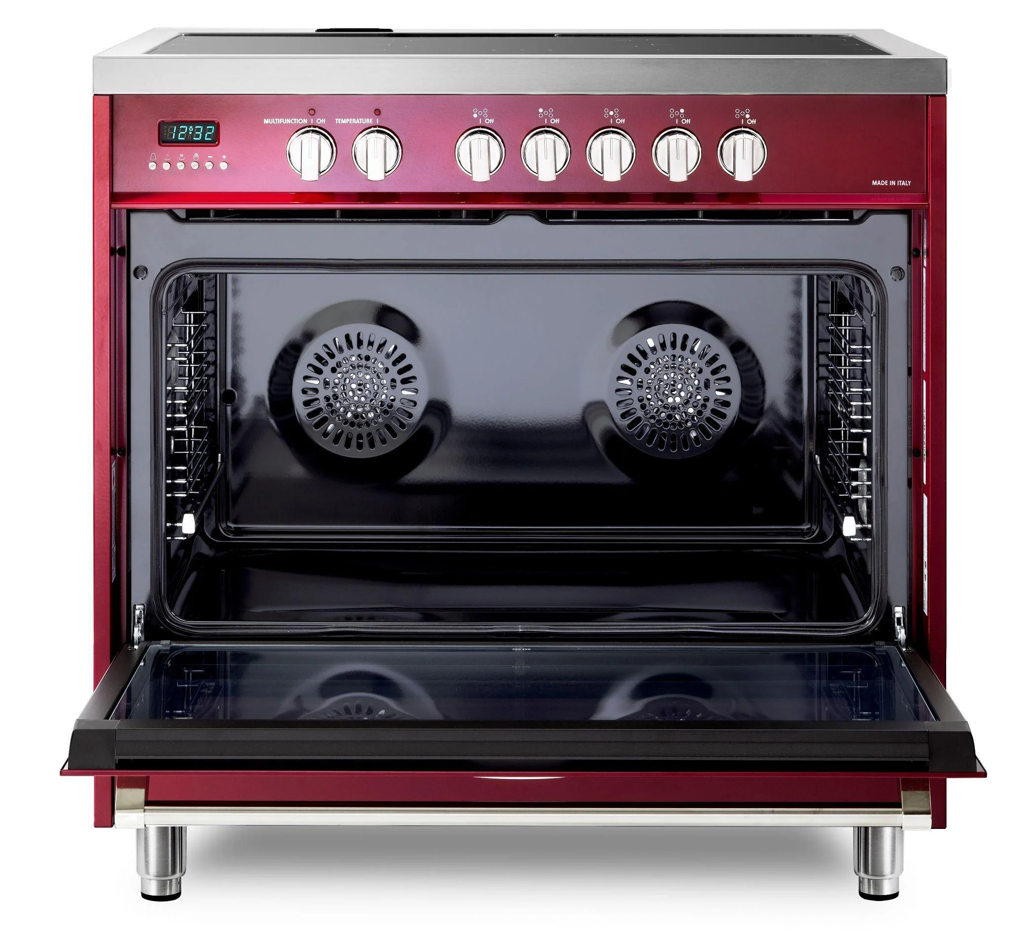 Verona VDFSIE365BU Designer 36" Induction Single Oven Range - Burgundy - Image 8