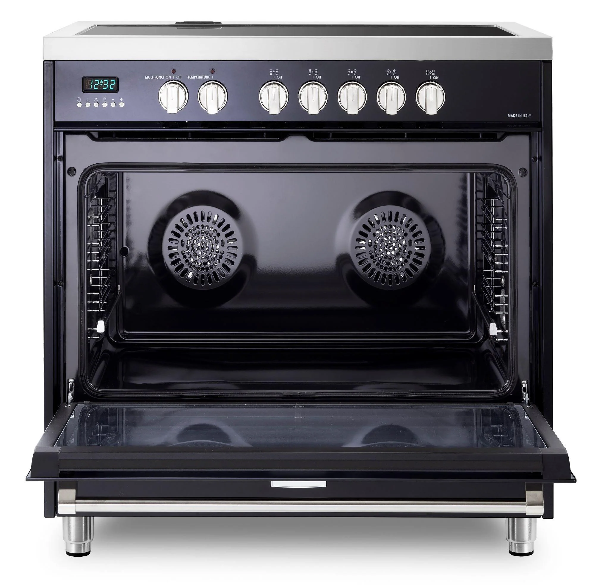 Verona VDFSIE365GB Designer 36" Induction Single Oven Range - Gloss Black - Image 3