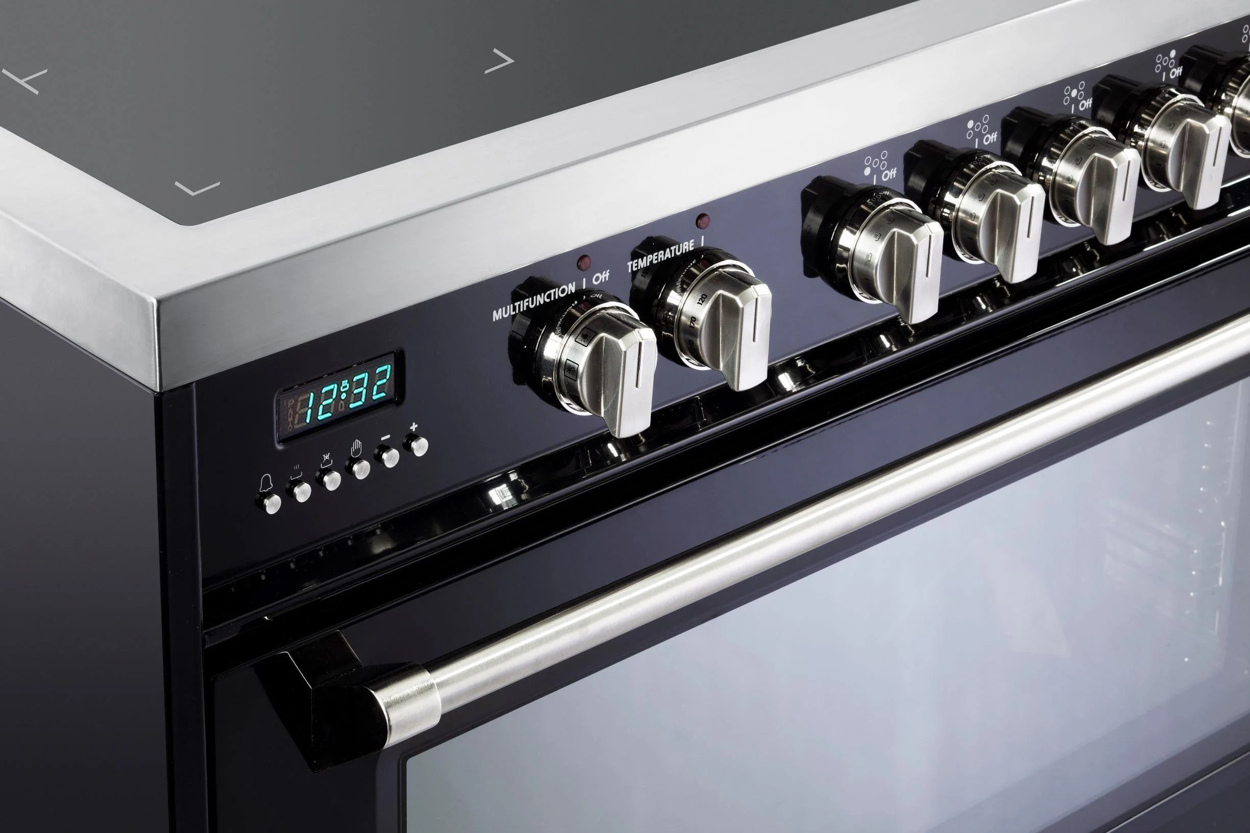 Verona VDFSIE365GB Designer 36" Induction Single Oven Range - Gloss Black - Image 4