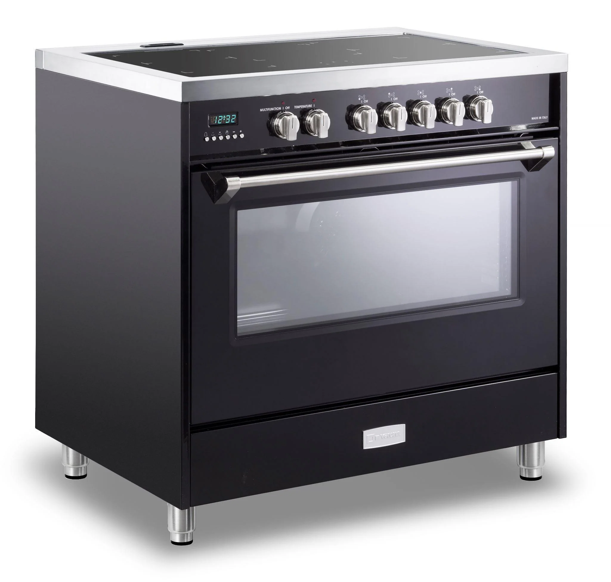 Verona VDFSIE365GB Designer 36" Induction Single Oven Range - Gloss Black - Image 6