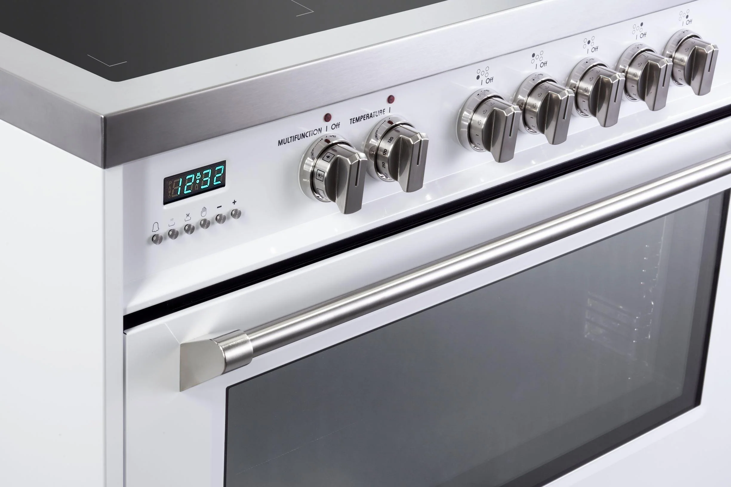 Verona VDFSIE365W Designer 36" Induction Single Oven Range - White - Image 2