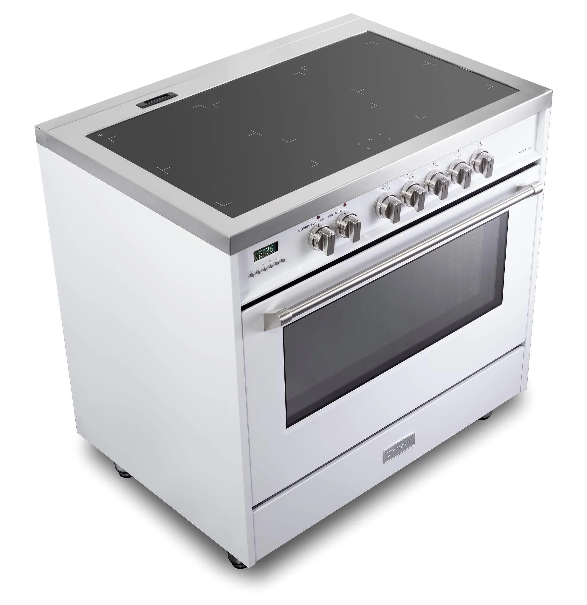 Verona VDFSIE365W Designer 36" Induction Single Oven Range - White - Image 3