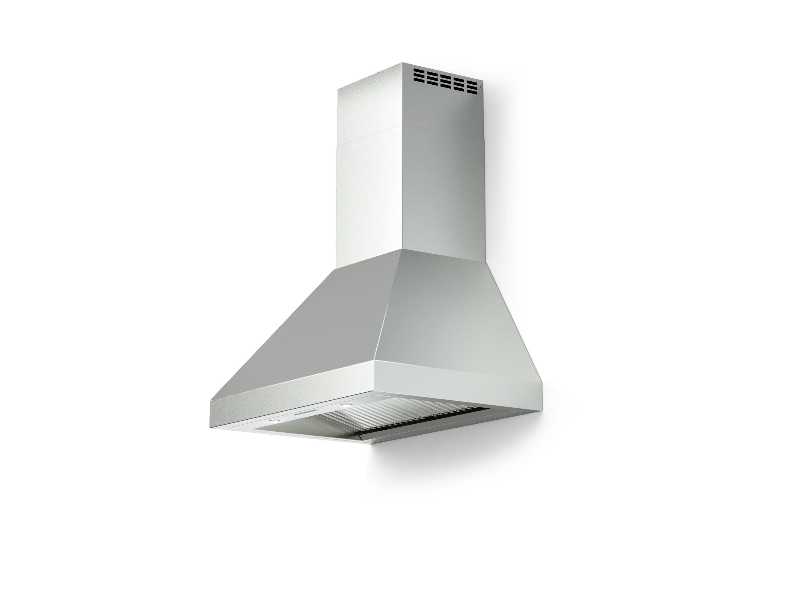 Verona VECHW30GSS 30" Designer Chimney Wall Hood- 600 CFM - 4 Speeds - Image 3