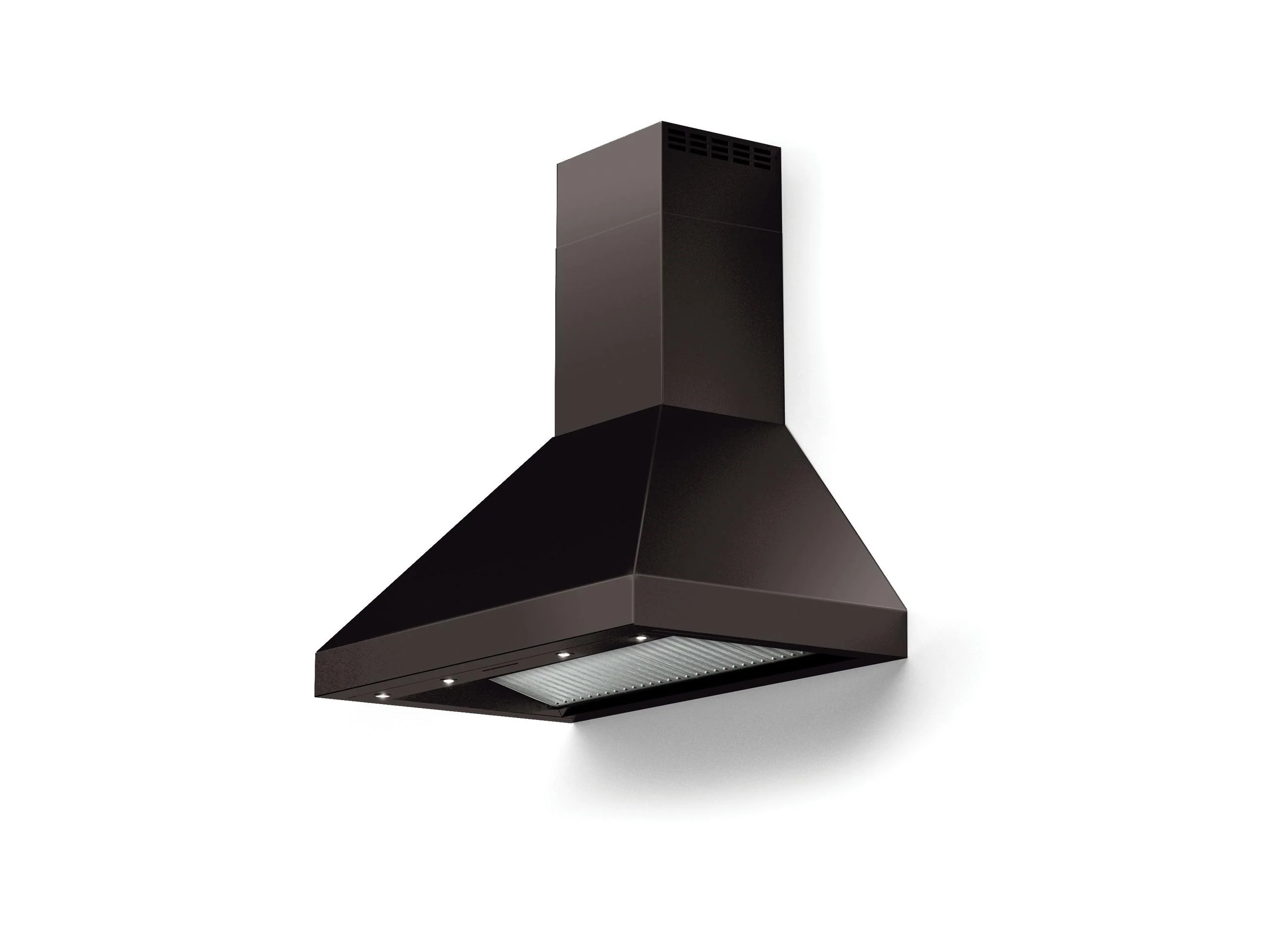 Verona VECHW36GGB 36" Designer Chimney Wall Hood- 600 CFM - 4 Speeds - Image 3