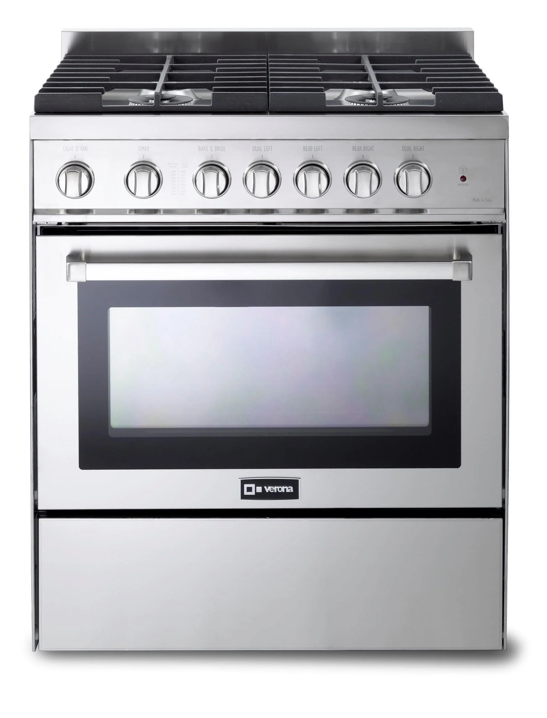 Verona VEFSGG304NSS 30" Gas Range - Stainless Steel - Image 5