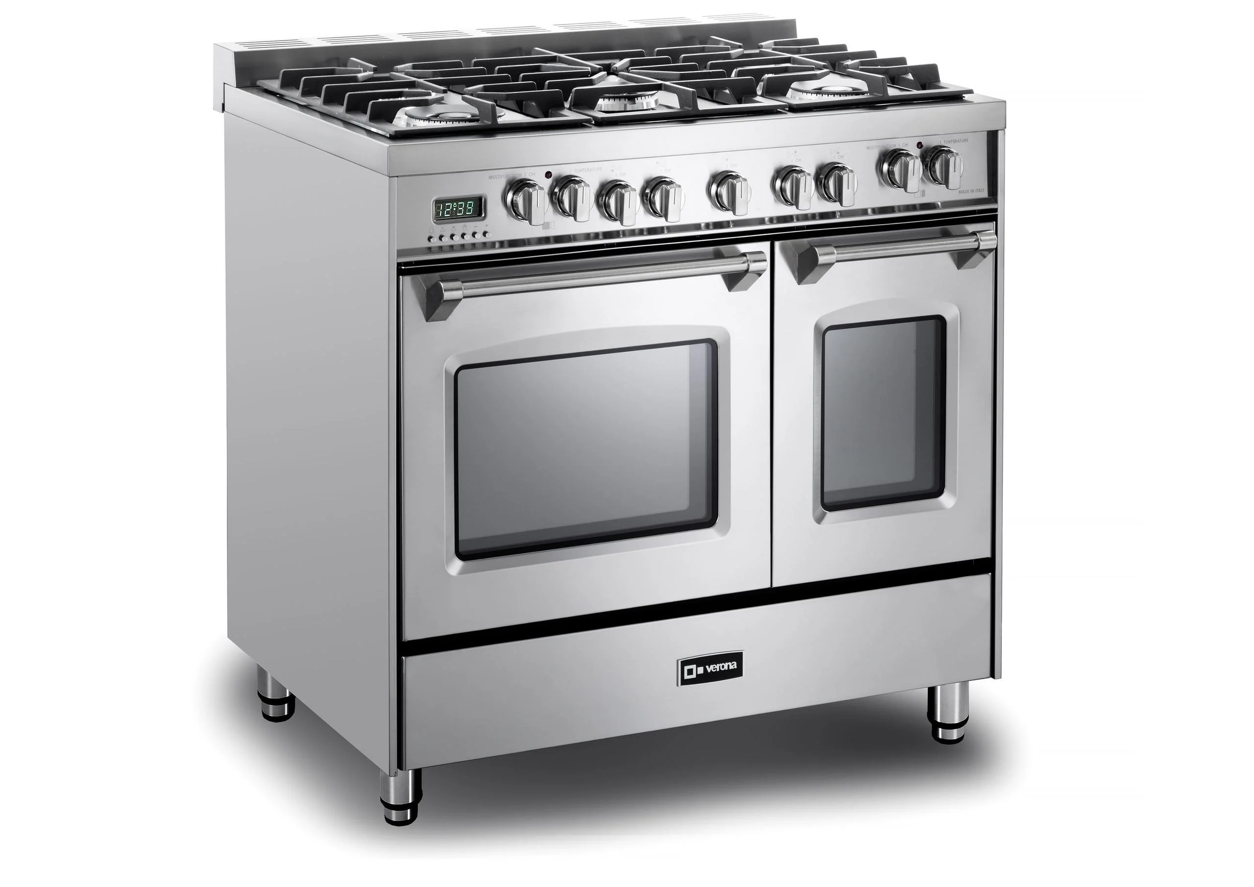 Verona VPFSGE365DSS Prestige 36" Dual Fuel Double Oven Range - Stainless Steel - Image 5