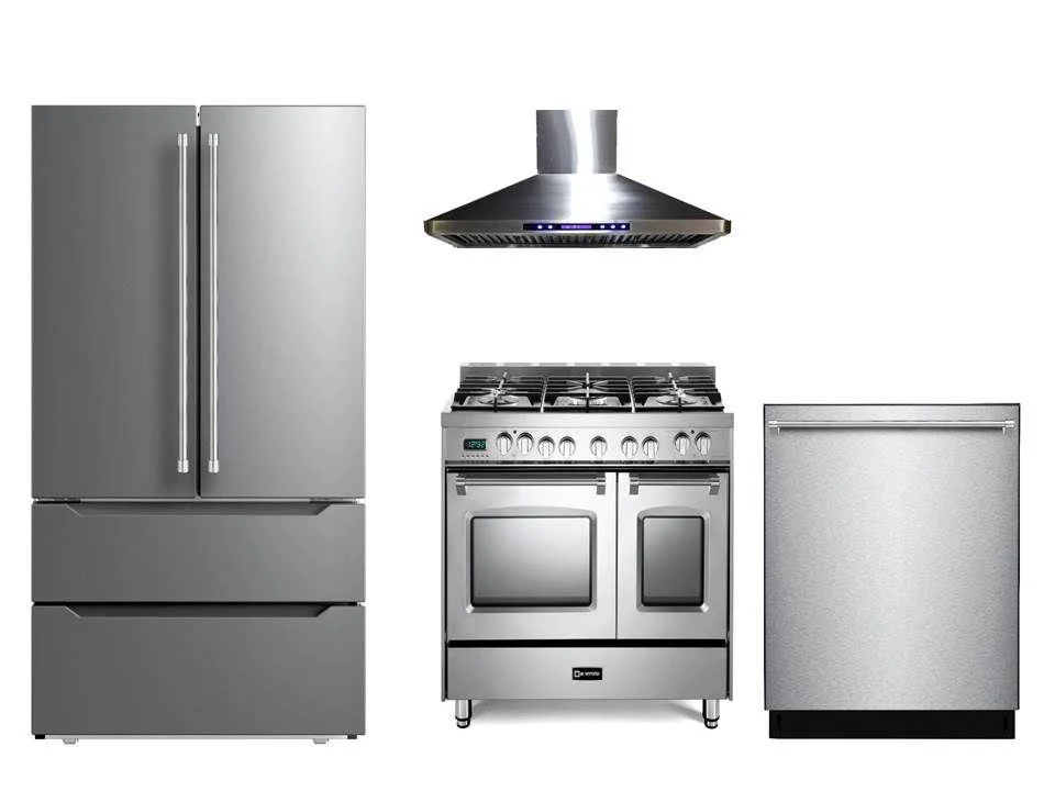 Verona VPFSGE365DSS Prestige 36" Dual Fuel Double Oven Range - Stainless Steel - Image 7