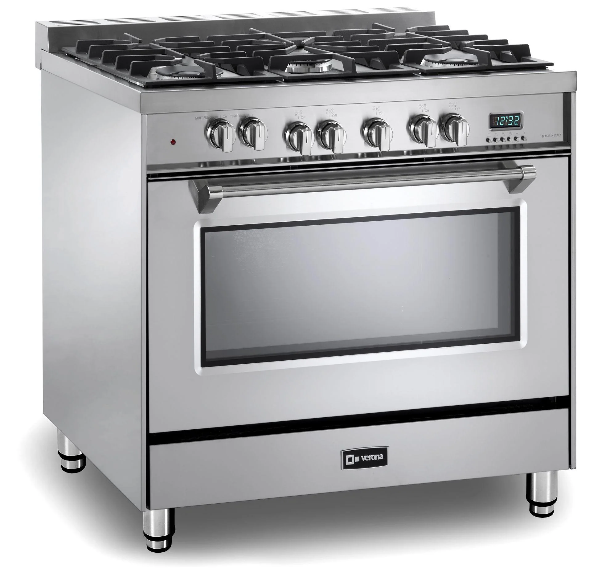 Verona VPFSGE365SS Prestige 36" Dual Fuel Single Oven Range - Stainless Steel - Image 5