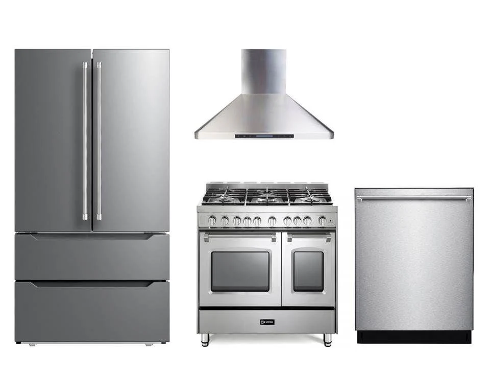 Verona VPFSGG365DSS Prestige 36" Gas Double Oven Range - Stainless Steel - Image 3