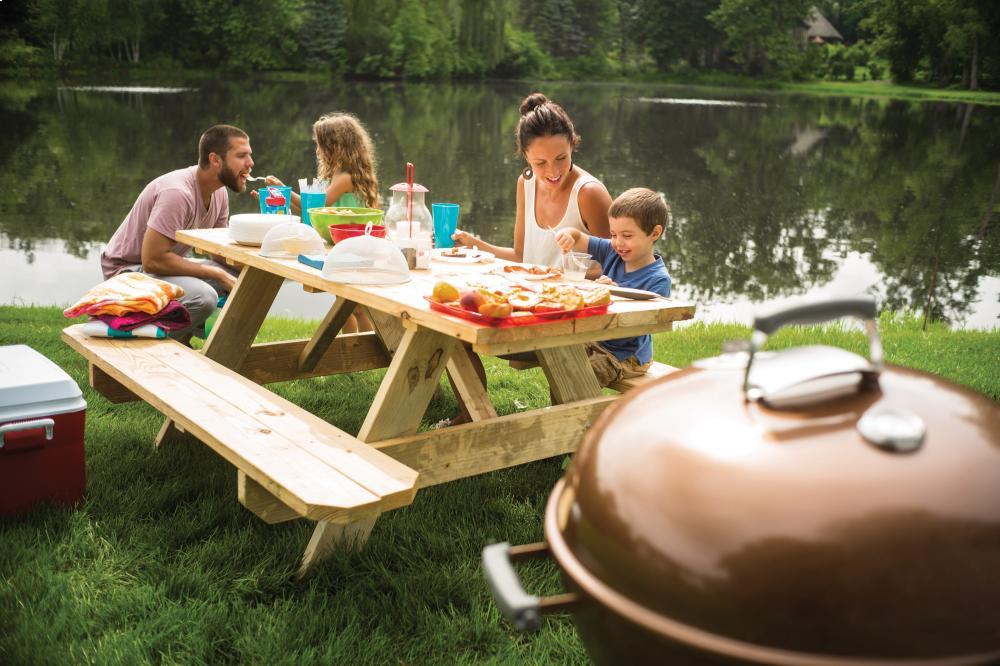 Weber 14402001 Original Kettle Premium Charcoal Grill 22" - Copper - Image 4