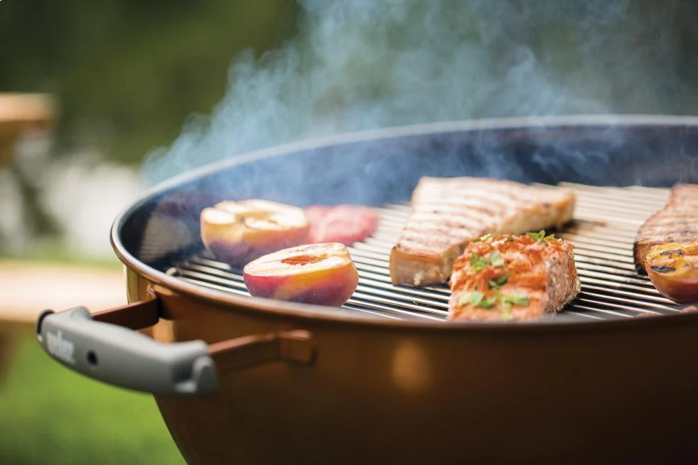Weber 14402001 Original Kettle Premium Charcoal Grill 22" - Copper - Image 5