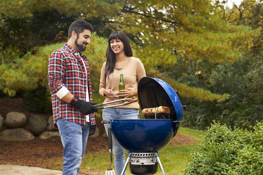 Weber 14516001 Master-Touch Charcoal Grill 22" - Deep Ocean Blue - Image 5