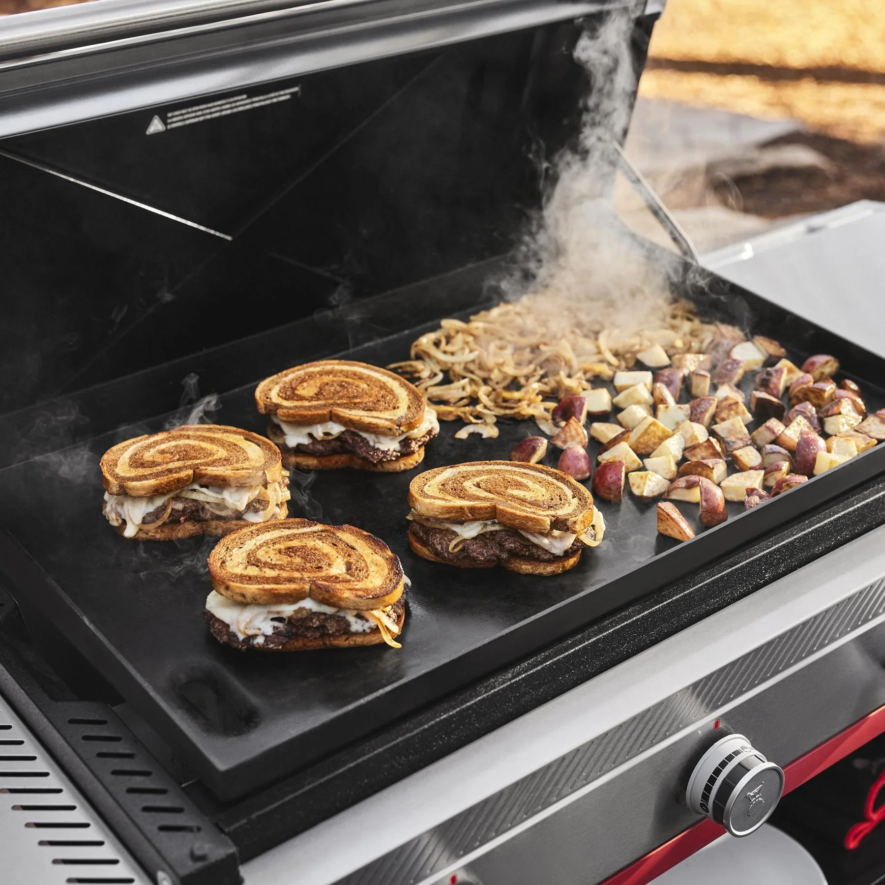 Weber 1500014 Slate® 30" Rust-Resistant Griddle - Black - Image 2