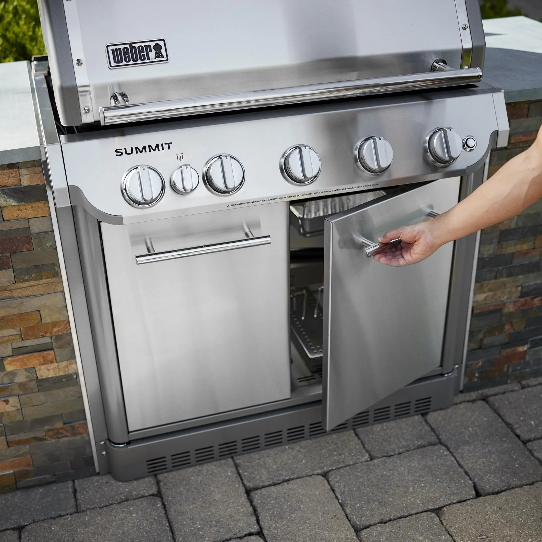 Weber 1500043 Summit® SB38 S Built-In Gas Grill (Natural Gas) - Stainless Steel - Image 4