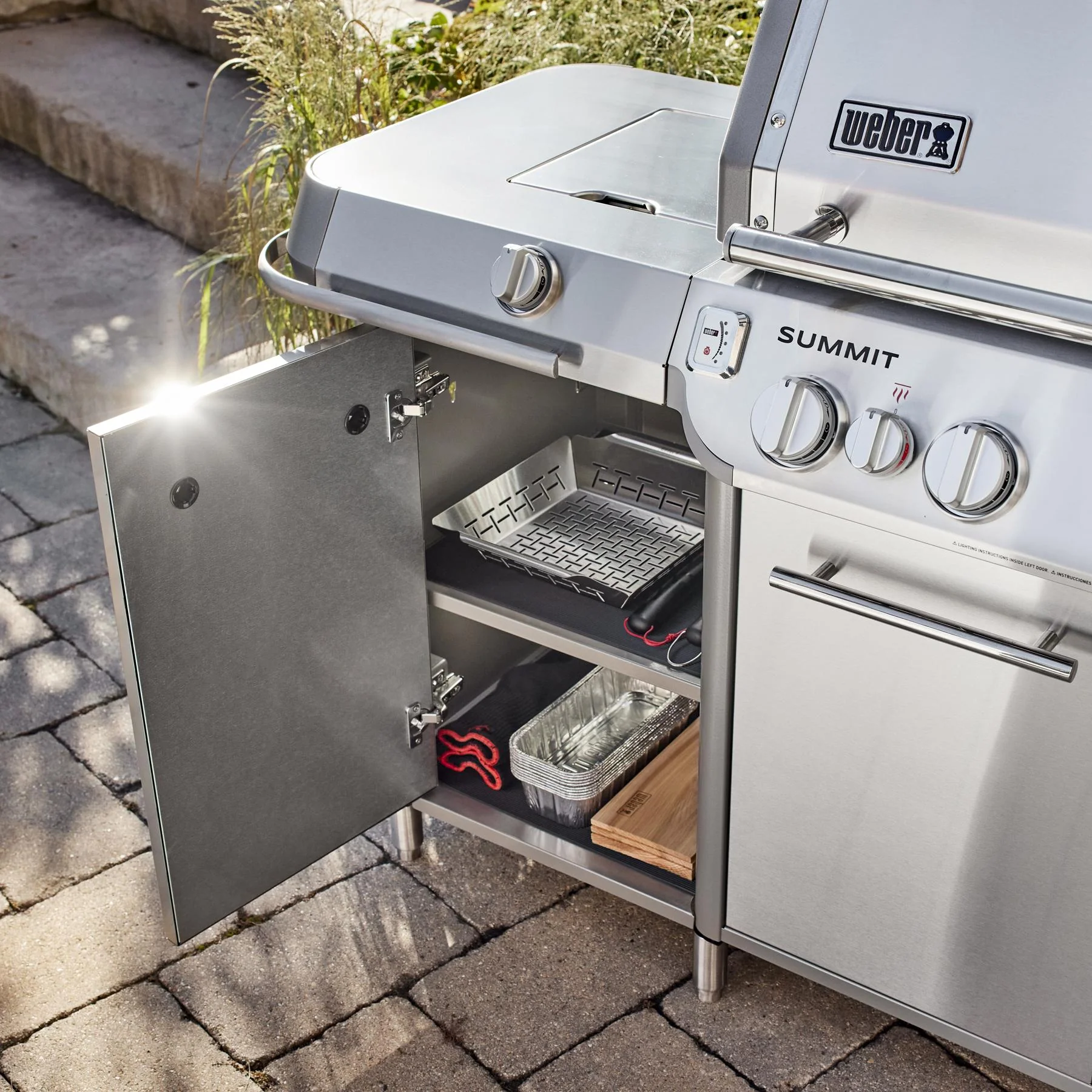 Weber 1500092 Summit® GC38 S Grill Center (Natural Gas) - Stainless Steel - Image 3