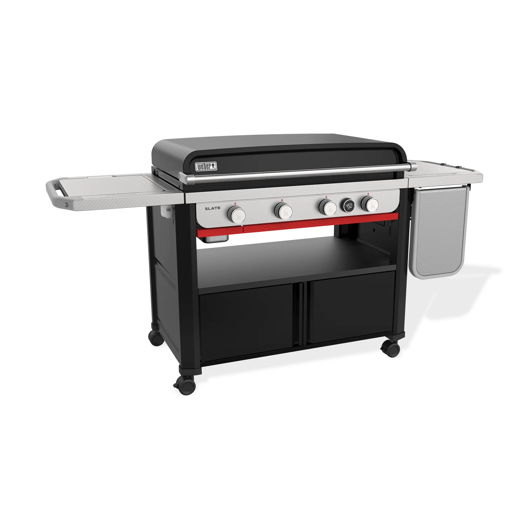 Weber 1500216 Slate® 36" Rust-Resistant Griddle with Flip-Up Side Table (Liquid Propane) - Black - Image 14