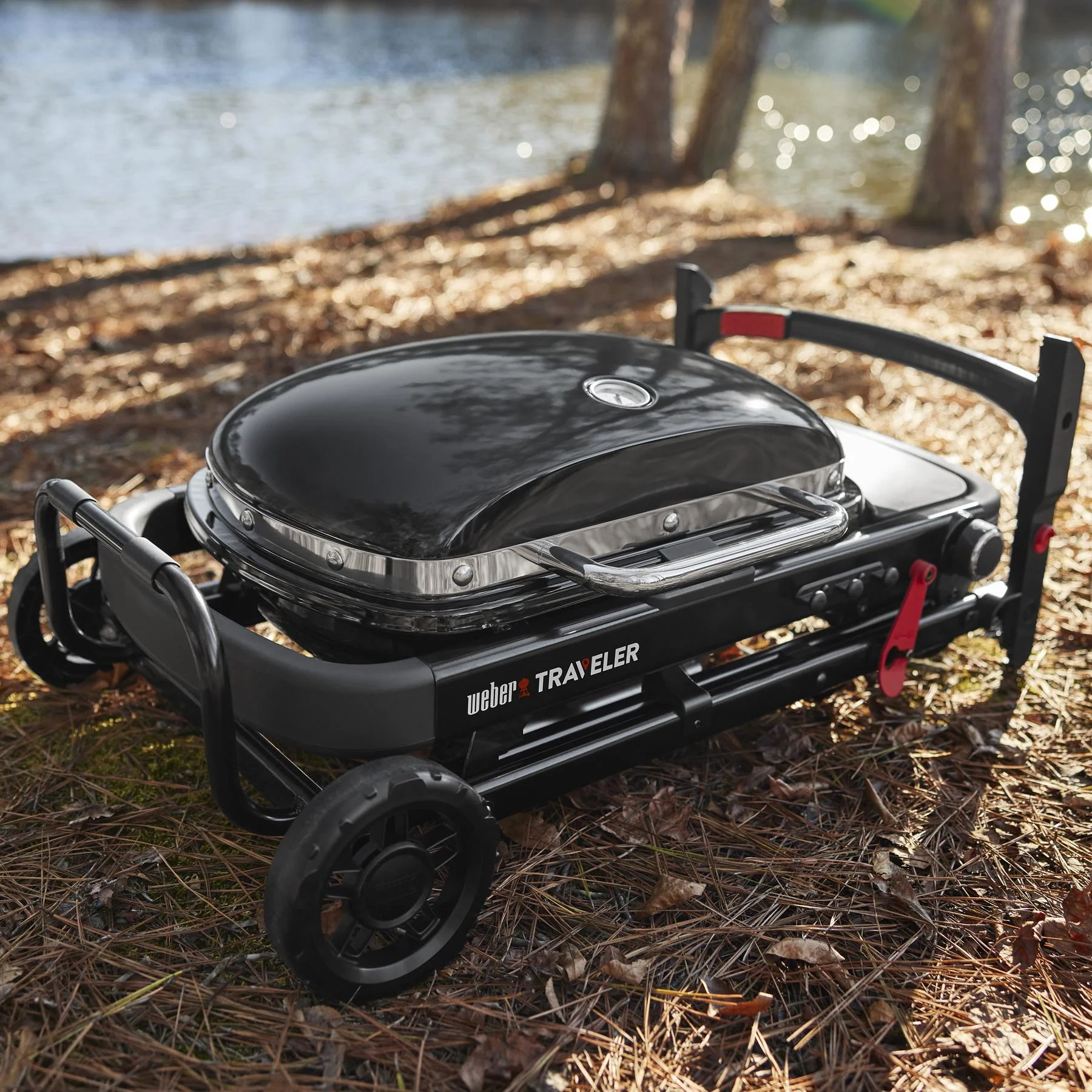 1500460 Weber Traveler® Compact Portable Gas Grill - Black - Image 8
