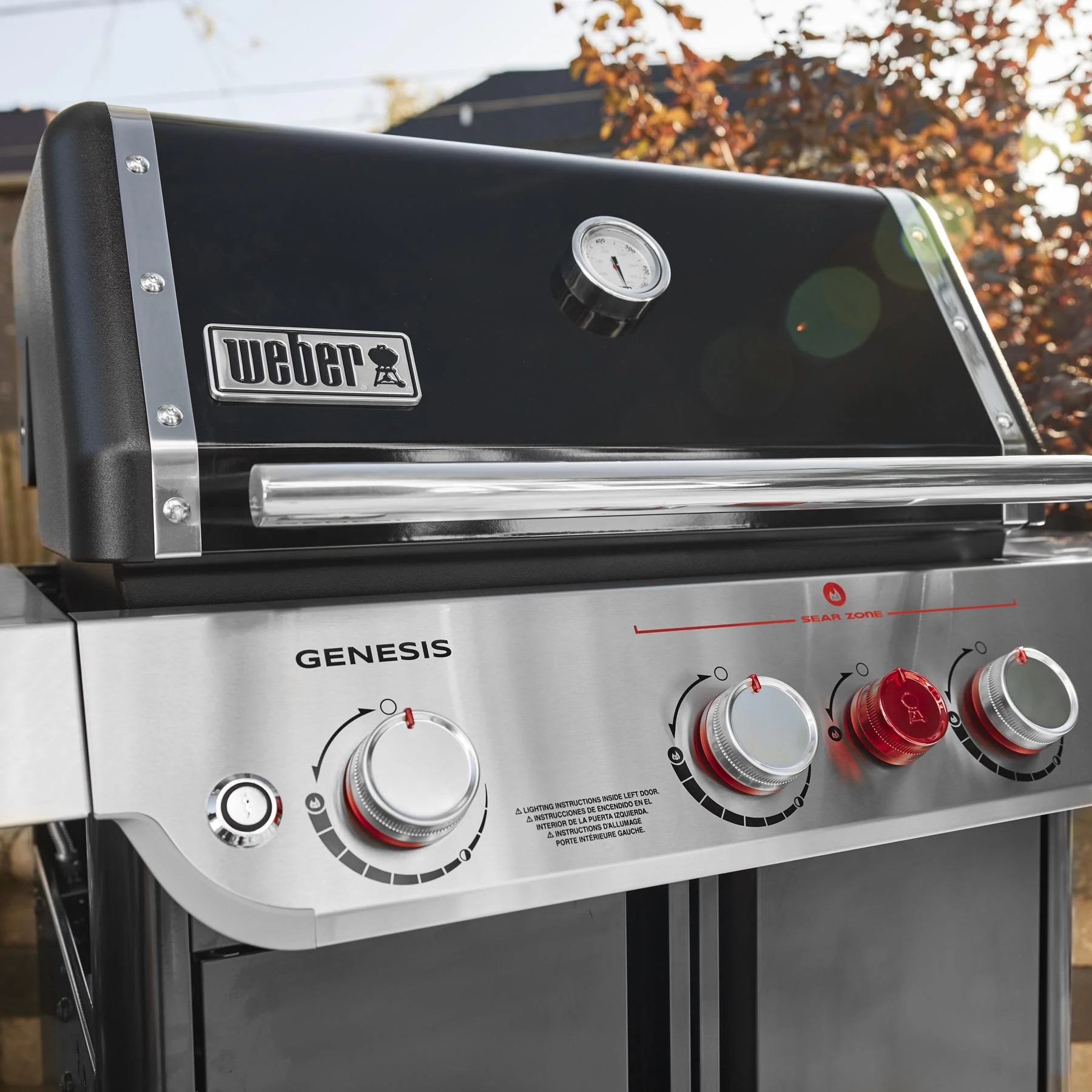 Weber 1500534 Genesis E-325 Gas Grill (Natural Gas) - Black - Image 2