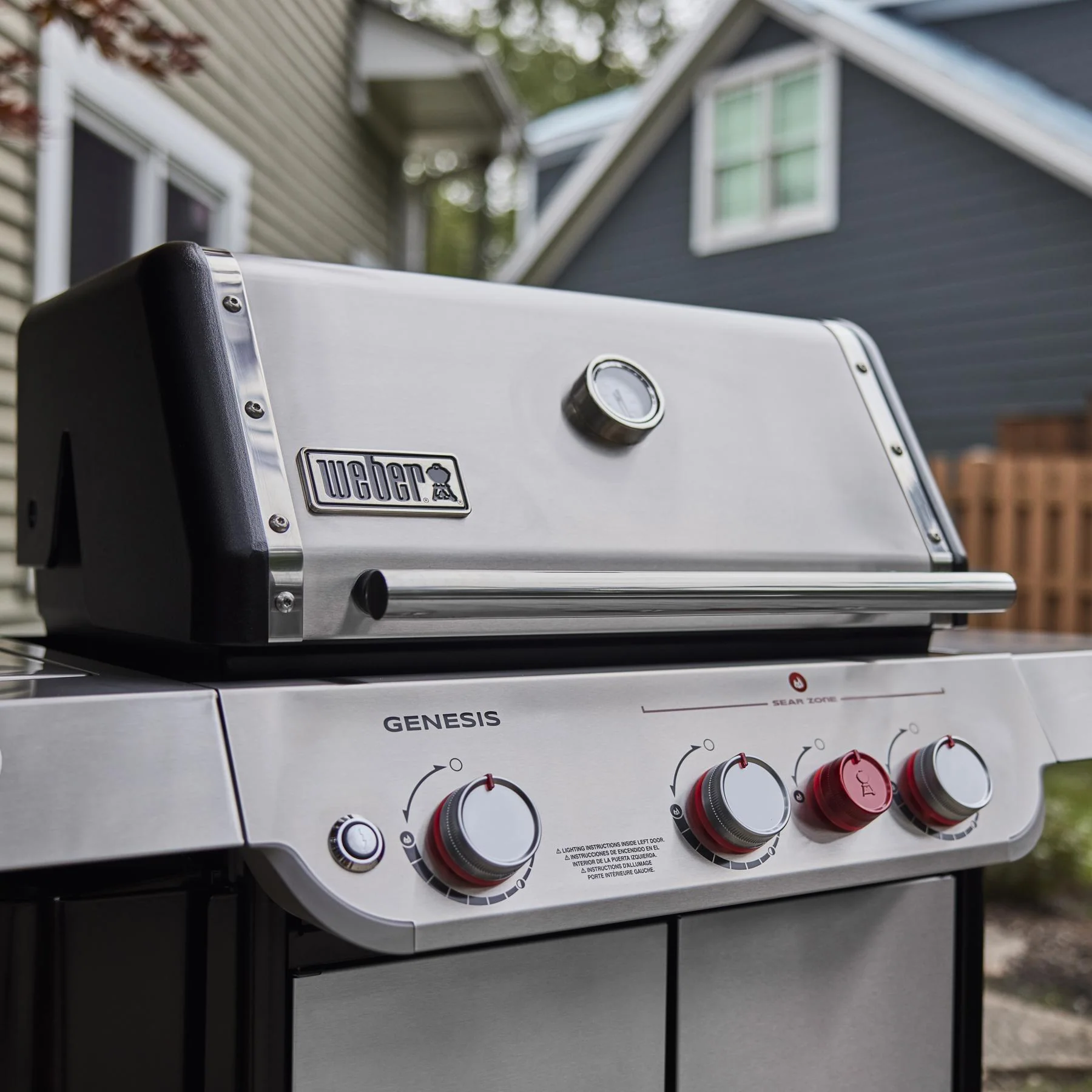 Weber 1500538 Genesis S-335 Gas Grill (Natural Gas) - Stainless Steel - Image 2