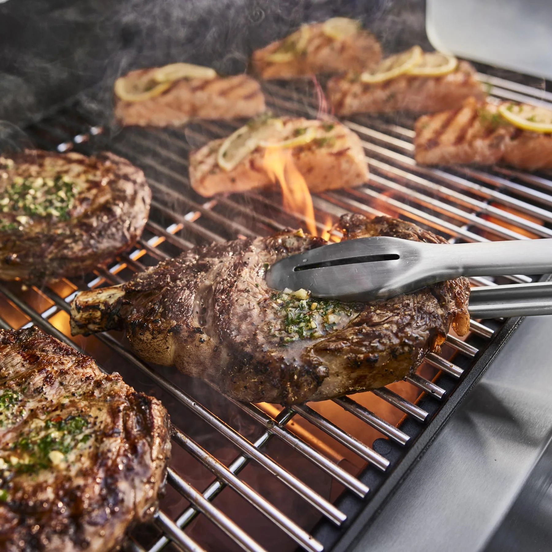 Weber 1500580 Genesis S-415 Gas Grill (Natural Gas) - Stainless Steel - Image 6