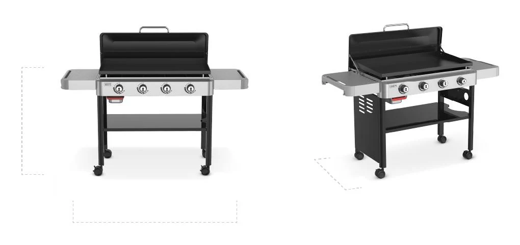 1501006 Weber® 36" Rust-Resistant Griddle - Black - Image 9