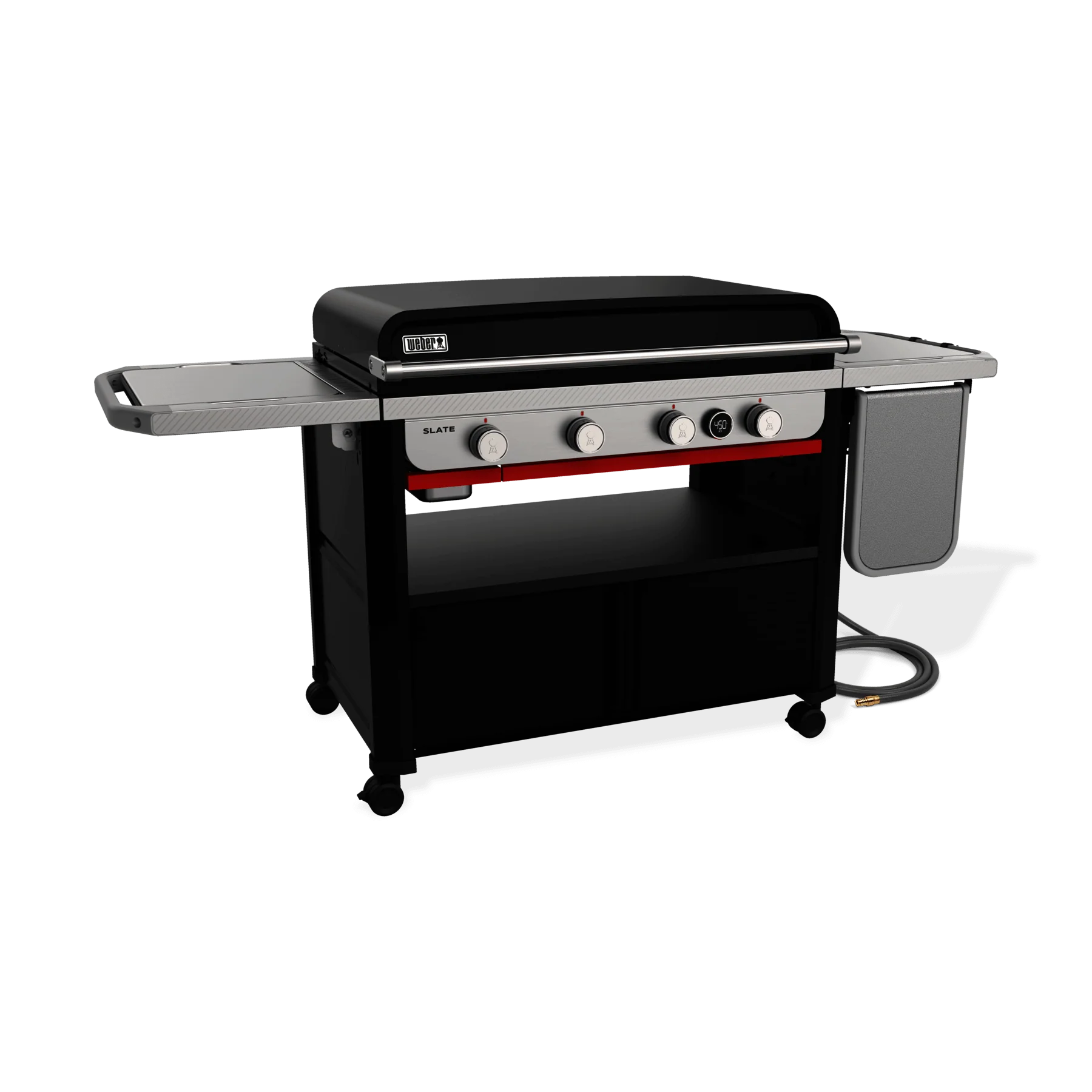 Weber 1501350 Slate® 36" Rust-Resistant Griddle with Flip-Up Side Table (Natural Gas) - Black - Image 10
